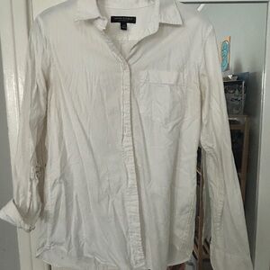Banana Republic Cream Classic Fit Shirt